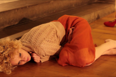 Embattled Salamander in foetal position